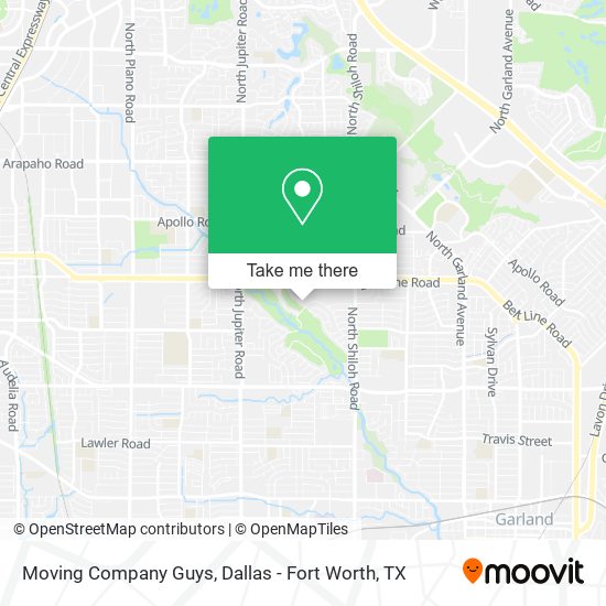 Moving Company Guys map