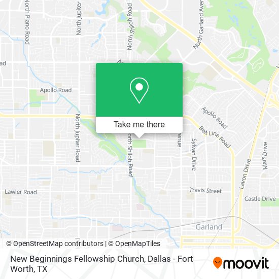 Mapa de New Beginnings Fellowship Church