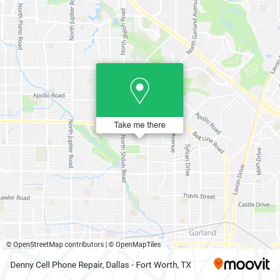 Mapa de Denny Cell Phone Repair