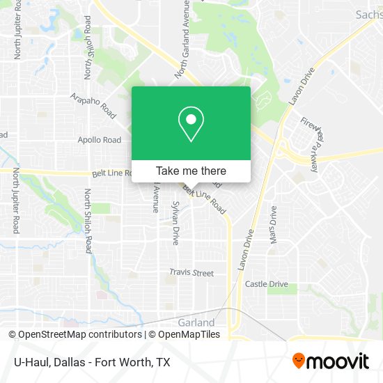 Mapa de U-Haul