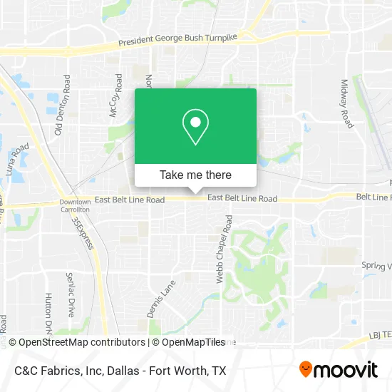 C&C Fabrics, Inc map