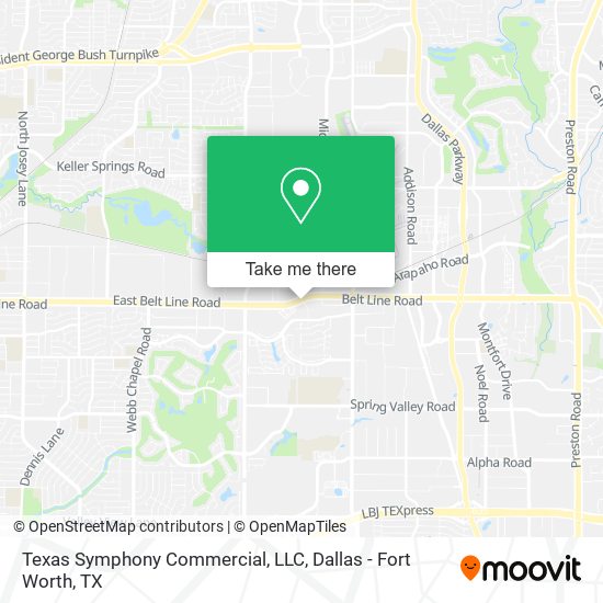 Texas Symphony Commercial, LLC map