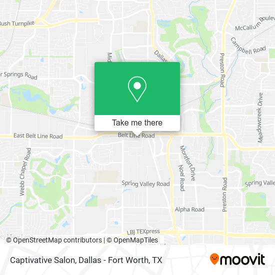 Captivative Salon map