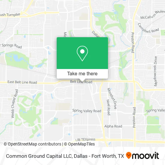 Mapa de Common Ground Capital LLC