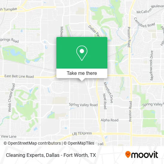 Cleaning Experts map