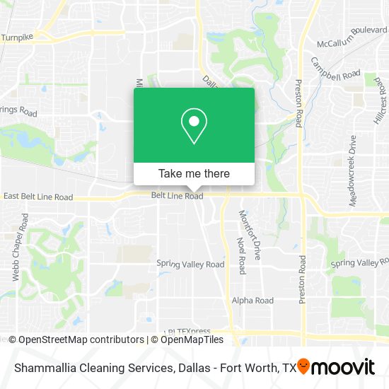 Mapa de Shammallia Cleaning Services