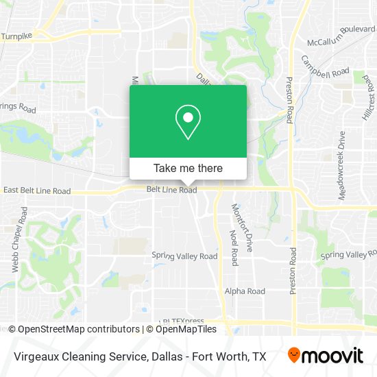 Virgeaux Cleaning Service map