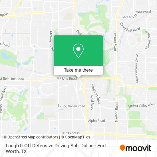 Laugh It Off Defensive Driving Sch map