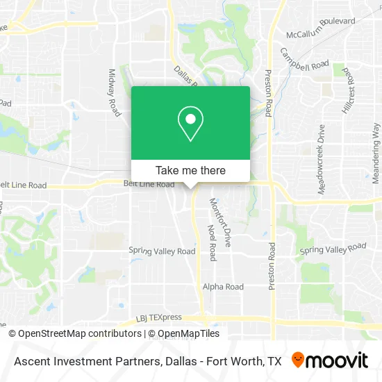 Mapa de Ascent Investment Partners