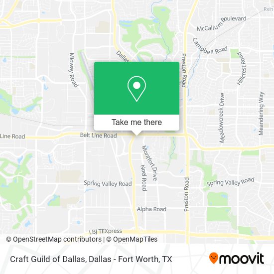 Mapa de Craft Guild of Dallas