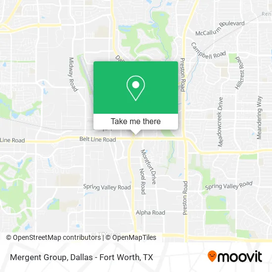 Mergent Group map