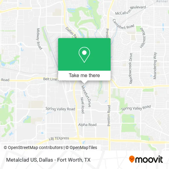 Mapa de Metalclad US