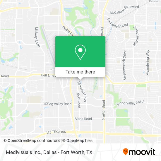Medivisuals Inc. map