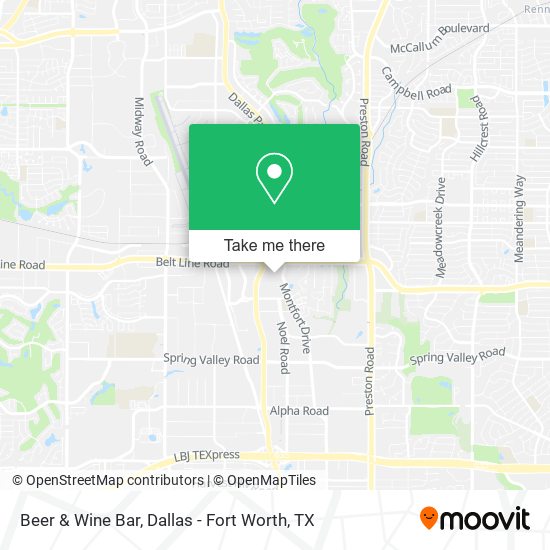 Beer & Wine Bar map