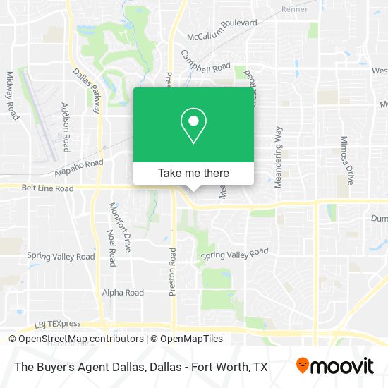 The Buyer's Agent Dallas map