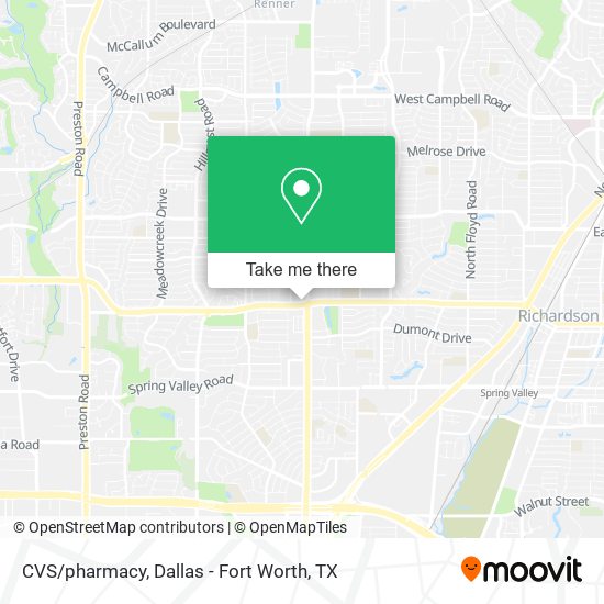 CVS/pharmacy map