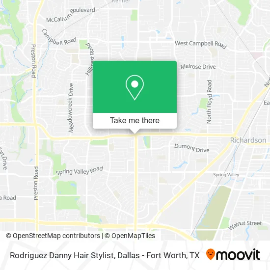 Rodriguez Danny Hair Stylist map