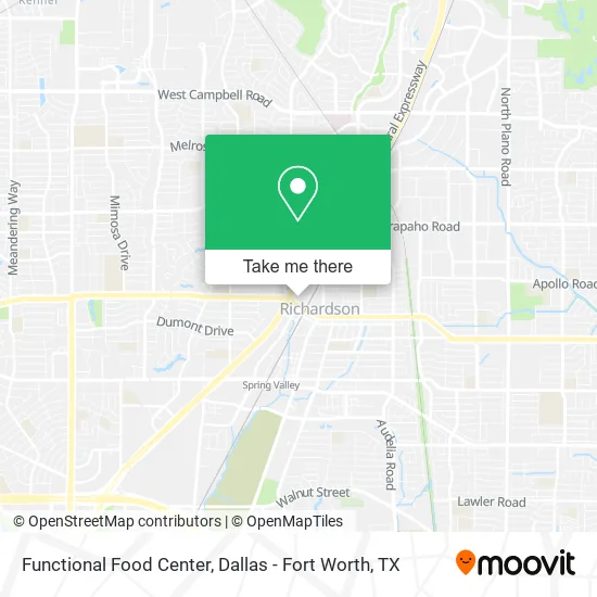 Functional Food Center map