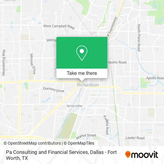 Pa Consulting and Financial Services map