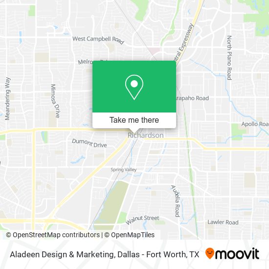 Mapa de Aladeen Design & Marketing