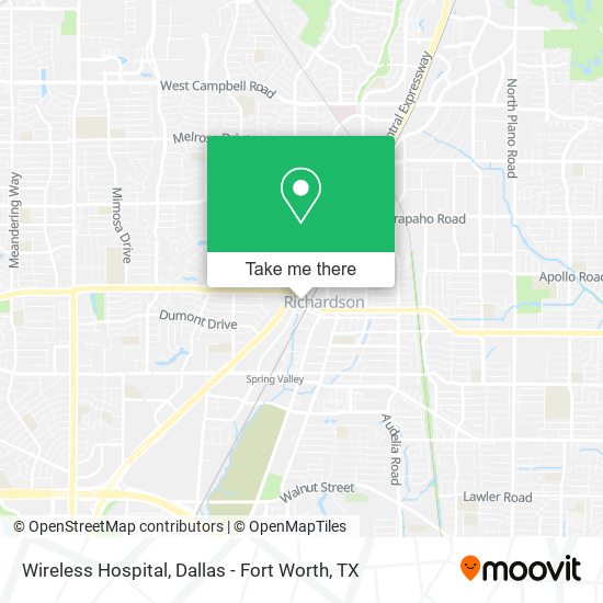 Wireless Hospital map