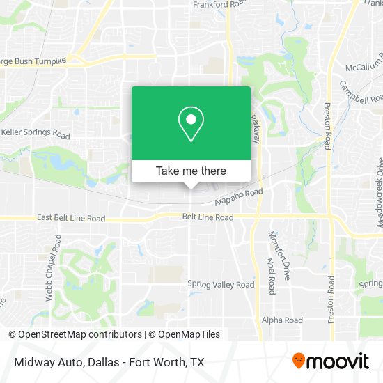 Midway Auto map