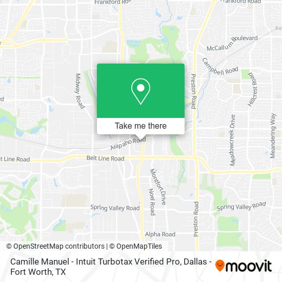 Camille Manuel - Intuit Turbotax Verified Pro map