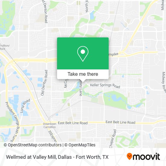 Wellmed at Valley Mill map