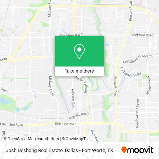 Mapa de Josh Deshong Real Estate