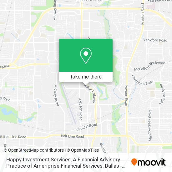 Mapa de Happy Investment Services, A Financial Advisory Practice of Ameriprise Financial Services