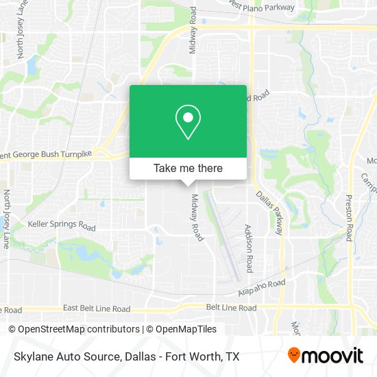 Mapa de Skylane Auto Source
