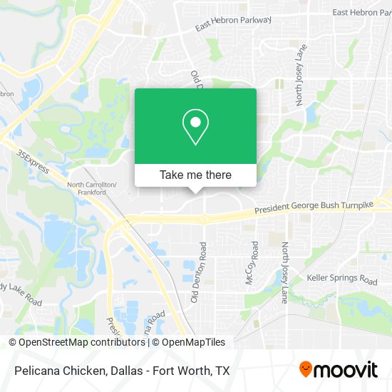 Mapa de Pelicana Chicken