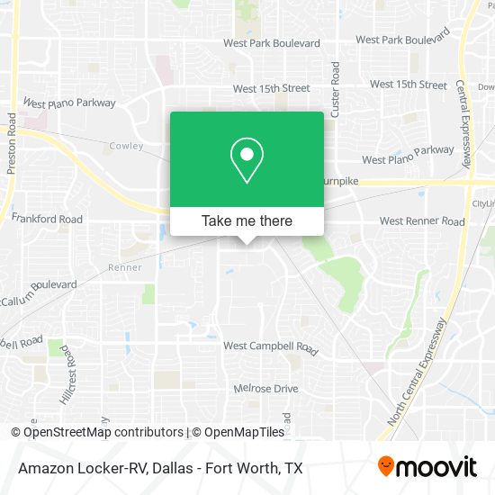 Amazon Locker-RV map