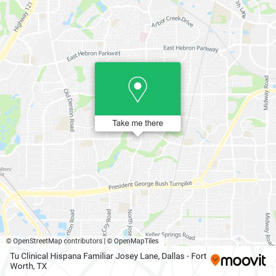 Tu Clinical Hispana Familiar Josey Lane map