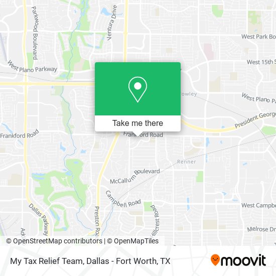 My Tax Relief Team map