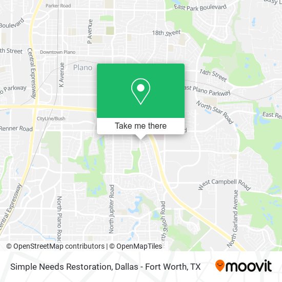 Simple Needs Restoration map