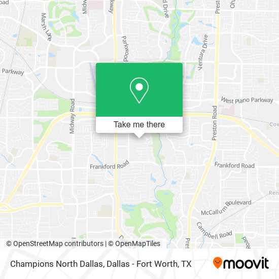 Mapa de Champions North Dallas