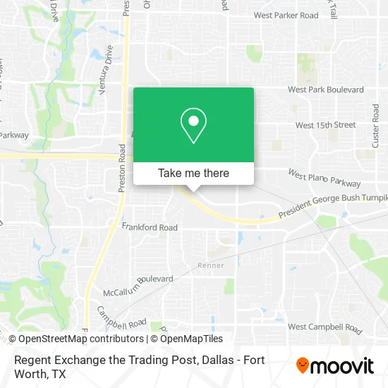 Regent Exchange the Trading Post map