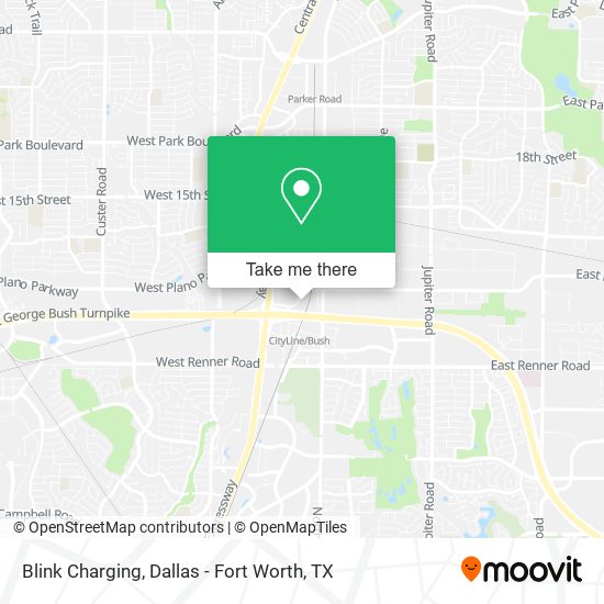 Blink Charging map