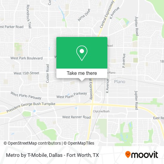 Metro by T-Mobile map