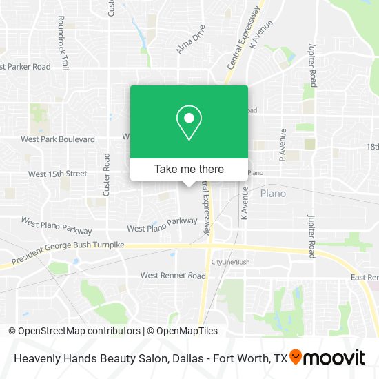 Mapa de Heavenly Hands Beauty Salon