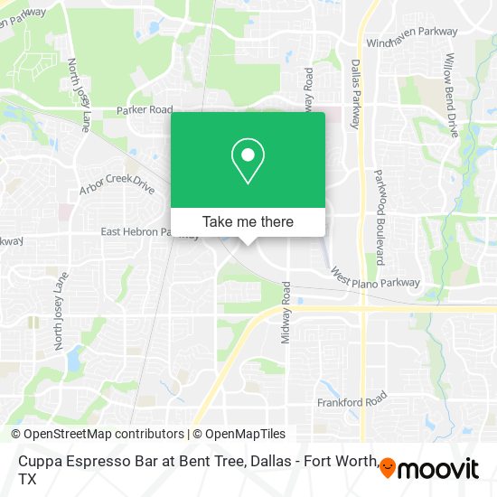 Cuppa Espresso Bar at Bent Tree map