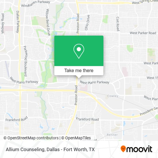 Allium Counseling map