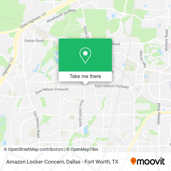 Mapa de Amazon Locker-Concern