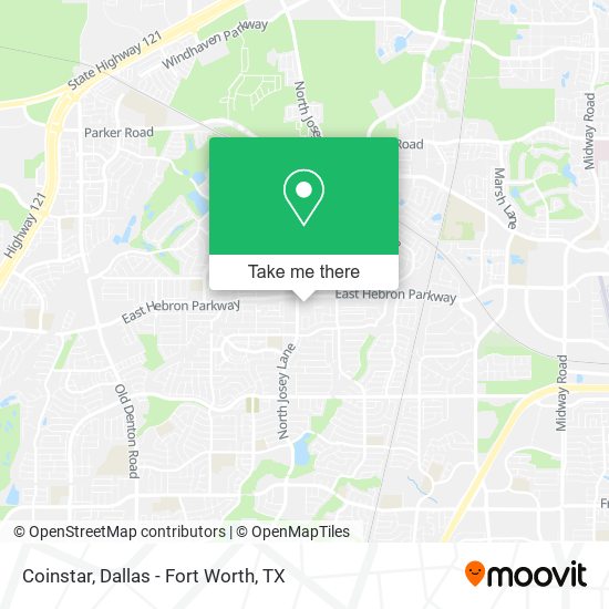 Mapa de Coinstar