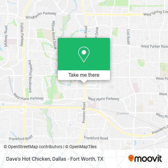 Mapa de Dave's Hot Chicken
