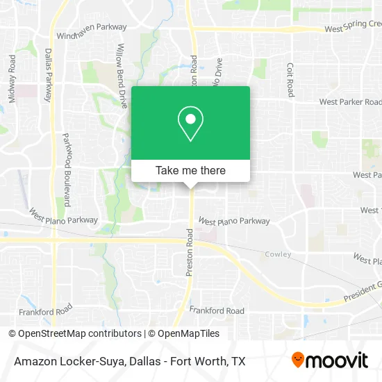 Mapa de Amazon Locker-Suya