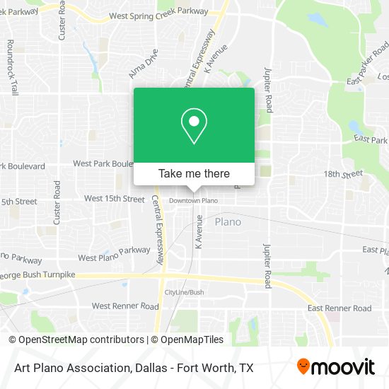 Art Plano Association map