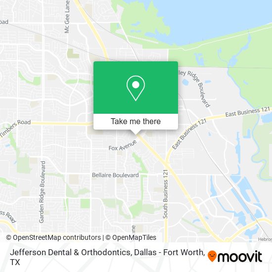 Mapa de Jefferson Dental & Orthodontics