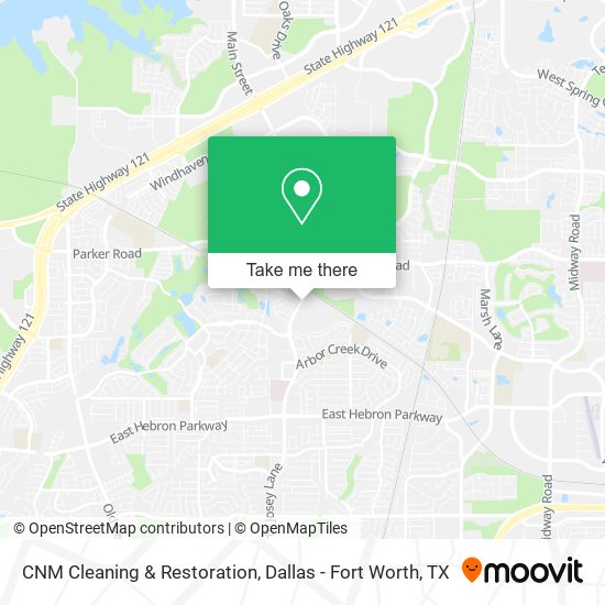 CNM Cleaning & Restoration map
